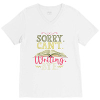 Writer Author Writing Book Novelist Editor Wordsmith Novel T Shirt V-neck Tee | Artistshot