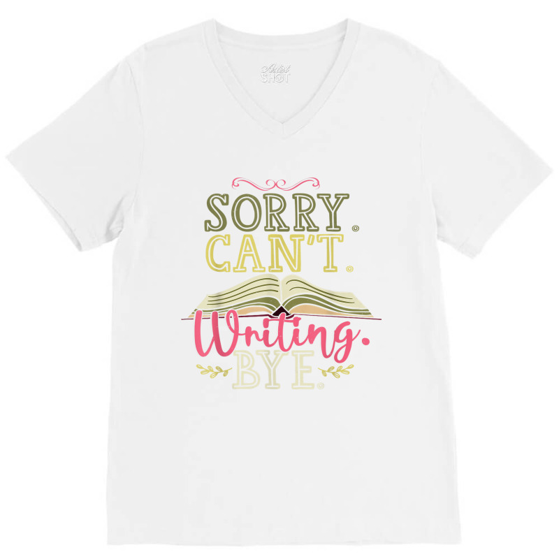 Writer Author Writing Book Novelist Editor Wordsmith Novel T Shirt V-Neck Tee by hamlerf | Artistshot