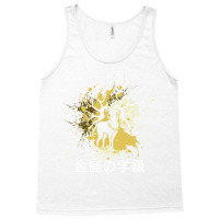 Golden Deer   Yellow Splatter Design   Japanese Aesthetic Tank Top | Artistshot