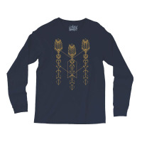 Golden Dice Set Arrows Tabletop Rpg Addict Long Sleeve Shirts | Artistshot