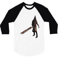 Pyramid Head Red Pyramid Thing 3 1 3/4 Sleeve Shirt | Artistshot