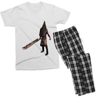 Pyramid Head Red Pyramid Thing 3 1 Men's T-shirt Pajama Set | Artistshot