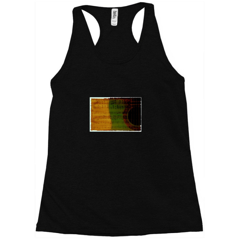 Guitar And Musical Notes Racerback Tank by ChristineErevelles | Artistshot