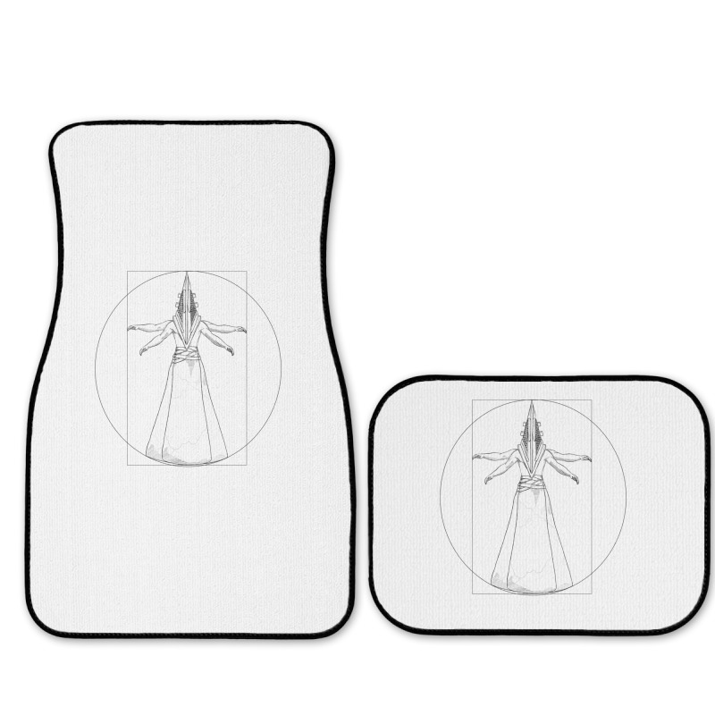 Pyramid Head Vitruvian Man Full Set Car Mats | Artistshot