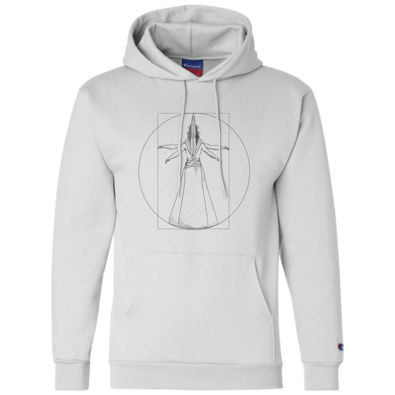 Pyramid Head Vitruvian Man Champion Hoodie | Artistshot