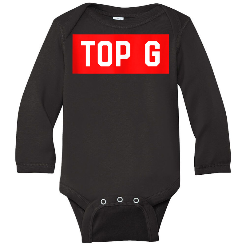 Top G, Topg, Tate Tank Top Long Sleeve Baby Bodysuit | Artistshot