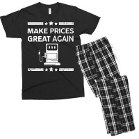 Funny Pro Trump Supporter Make Gas Prices Great Again Men's T-shirt Pajama Set | Artistshot