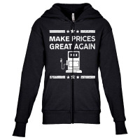 Funny Pro Trump Supporter Make Gas Prices Great Again Youth Zipper Hoodie | Artistshot