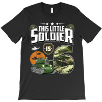 Kids 6 Year Old Soldier 6th Birthday Military Themed Camo Boys T Shirt T-shirt | Artistshot