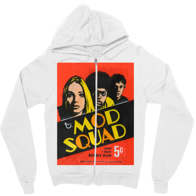 Mod Squad Television Show Bubble Gum Pack (1 Stick) 5¢ Zipper Hoodie by deonelarmonyx | Artistshot