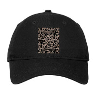 Flute Musical Instrument Pattern Black Adjustable Cap | Artistshot