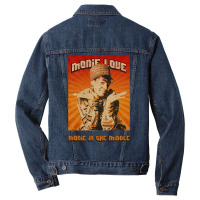 Monie Love Old School Hip Hop Men Denim Jacket | Artistshot