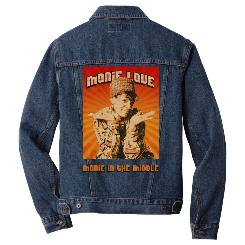 Monie Love Old School Hip Hop Men Denim Jacket by deonelarmonyx | Artistshot