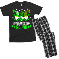 Funny Time For Shenanigans Squad St Patrick's Day Gnomes T Shirt Men's T-shirt Pajama Set | Artistshot