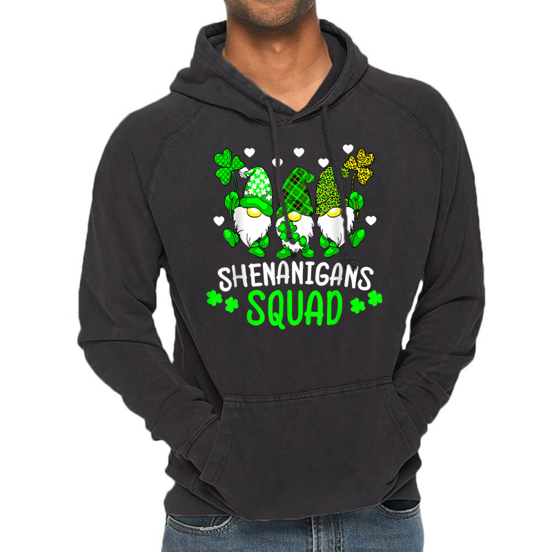 Funny Time For Shenanigans Squad St Patrick's Day Gnomes T Shirt Vintage Hoodie by javauxswar | Artistshot