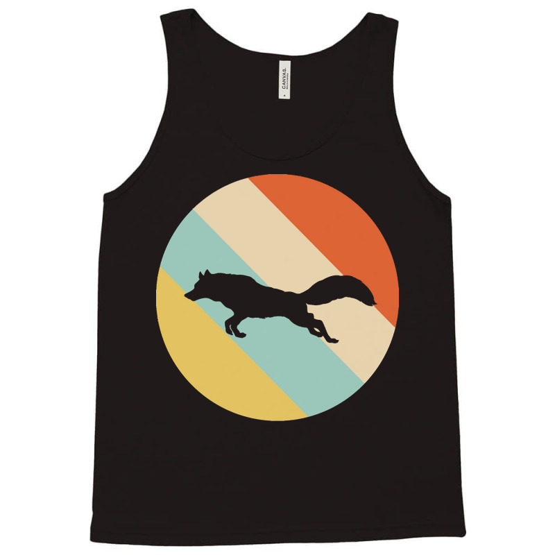 Retro T  Shirt Fox Retro Anima Tank Top | Artistshot