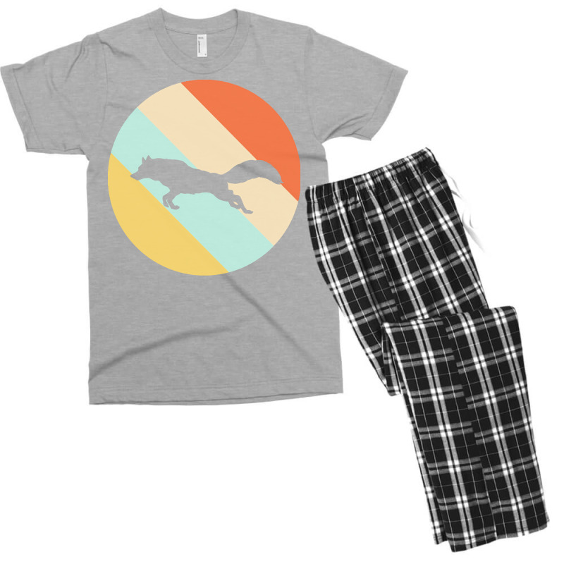 Retro T  Shirt Fox Retro Anima Men's T-shirt Pajama Set | Artistshot