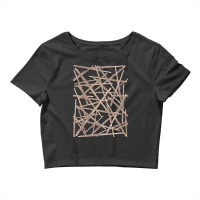 Flute Musical Instrument Pattern Natural Crop Top | Artistshot