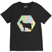 Retro T  Shirt Goat Retro T  Shirt V-neck Tee | Artistshot