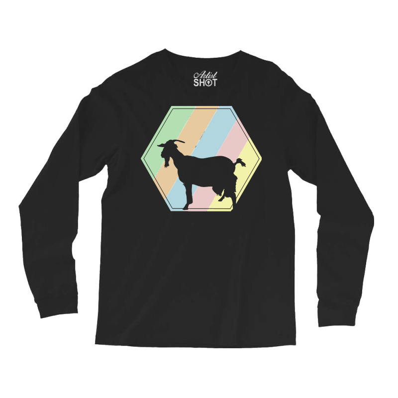 Retro T  Shirt Goat Retro T  Shirt Long Sleeve Shirts | Artistshot