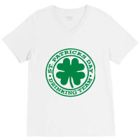 St Patrick's Day Drinking Team V-neck Tee | Artistshot