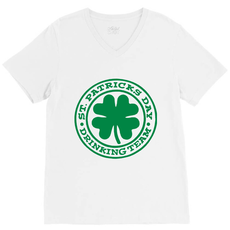 St Patrick's Day Drinking Team V-neck Tee | Artistshot