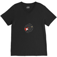 Electric Guitar Musical Notes V-neck Tee | Artistshot