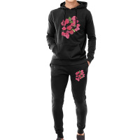 Bougainvillea On Black Hoodie & Jogger Set | Artistshot