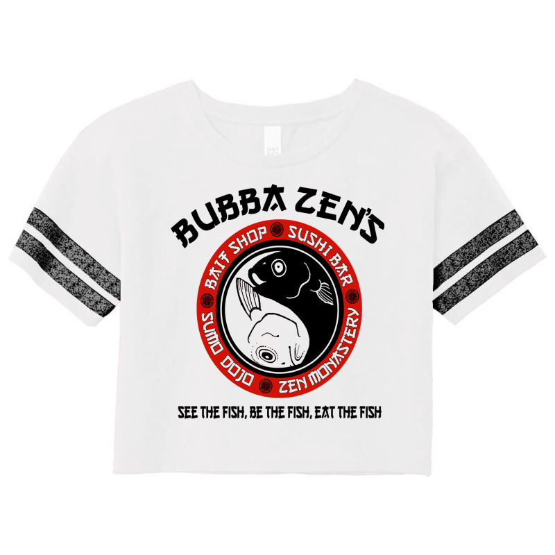 Bubba Zen's Home Of The Combination Bait And Sushi Buffet Scorecard Crop Tee by krieseguraki | Artistshot