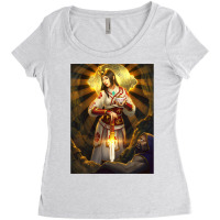 Amaterasu Women's Triblend Scoop T-shirt | Artistshot