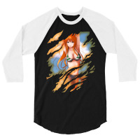 Nami  Scratches 3/4 Sleeve Shirt | Artistshot