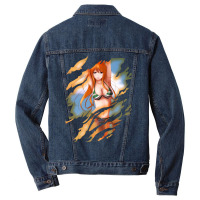 Nami  Scratches Men Denim Jacket | Artistshot