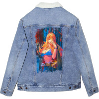 Nami Vintage Unisex Sherpa-lined Denim Jacket | Artistshot