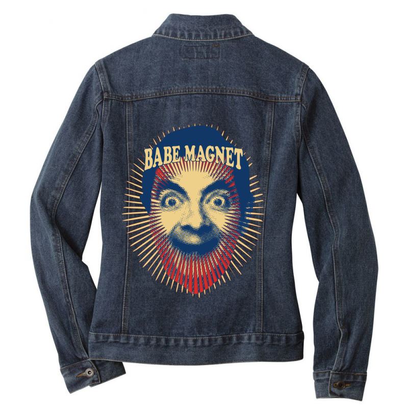 Magnet Babe Ladies Denim Jacket by TheCreativeArt89 | Artistshot