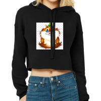 Facetime Hamster Cropped Hoodie | Artistshot