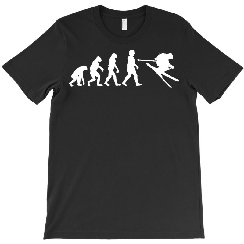 Skiing T  Shirt Skiing Evolution Gift T  Shirt T-shirt | Artistshot