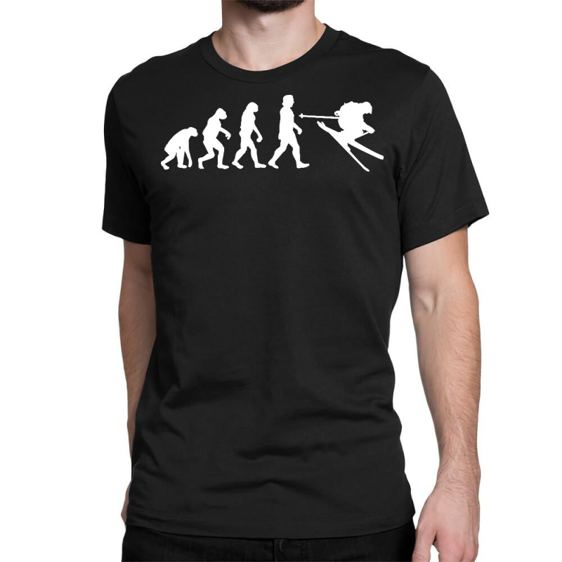 Skiing T  Shirt Skiing Evolution Gift T  Shirt Classic T-shirt | Artistshot