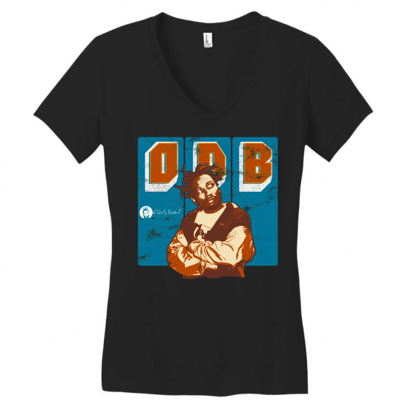 Odb Ol Dirty Bastard Women's V-Neck T-Shirt by deonelarmonyx | Artistshot