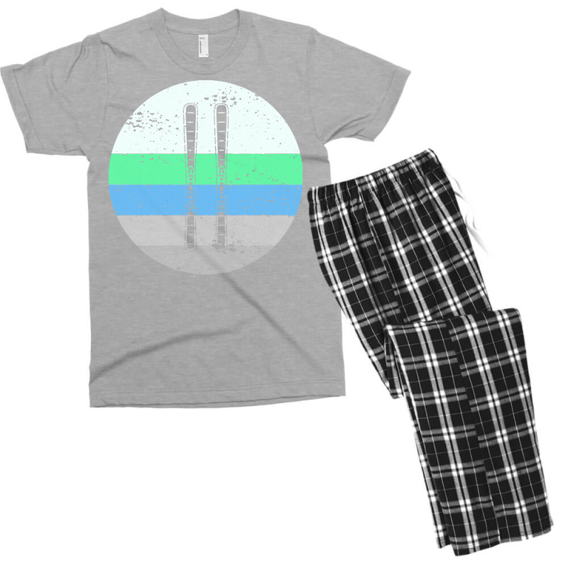 Skiing T  Shirt Skiing Retro Ski Men's T-shirt Pajama Set | Artistshot