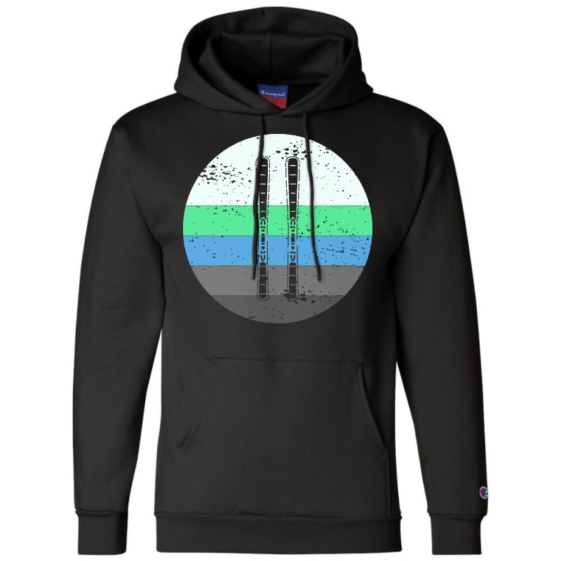 Skiing T  Shirt Skiing Retro Ski Champion Hoodie | Artistshot