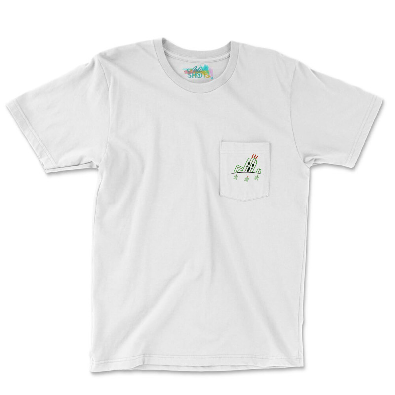 Jumbo Cactuar And Friends   Final Fantasy Pocket T-Shirt by togkszosimed | Artistshot