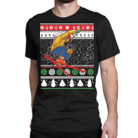 Skiing T  Shirt Skiing Ugly Christmas T  Shirt Classic T-shirt | Artistshot