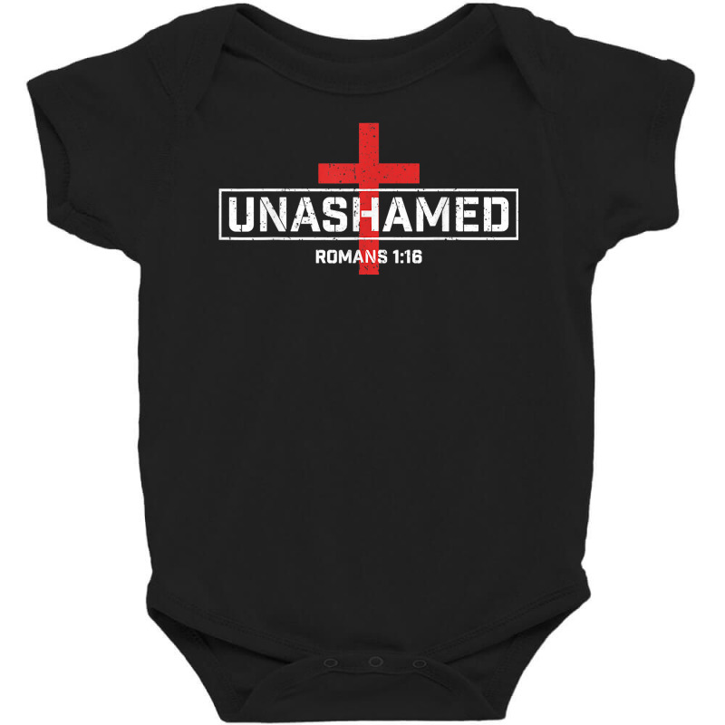 Vintage Unashamed Romans 1 16 T Shirt Baby Bodysuit by lelalucin | Artistshot