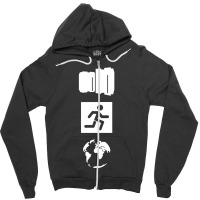 Master The Mainframe Zipper Hoodie | Artistshot