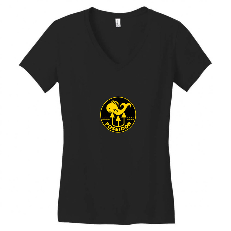 Diving Sports Station Women's V-Neck T-Shirt by OraliaGilmore | Artistshot