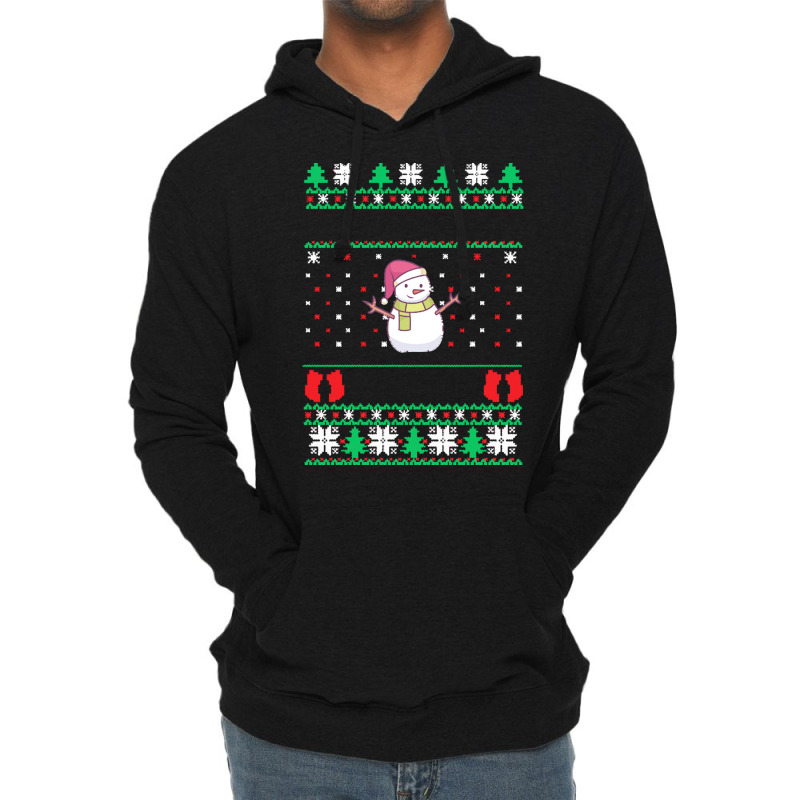 Snowman T  Shirt Snowman Ugly Christmas T  Shirt Lightweight Hoodie | Artistshot