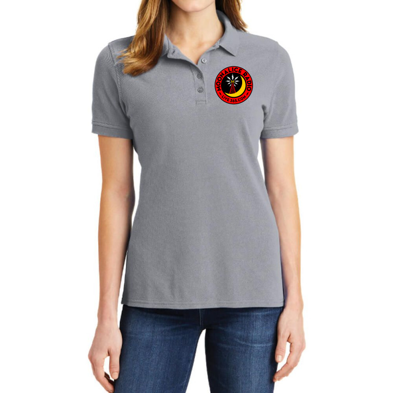 Moonalice Radio Ladies Polo Shirt by Shipudden | Artistshot