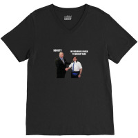 The Office Handshake Meme (pandemic Edition) .png V-neck Tee | Artistshot