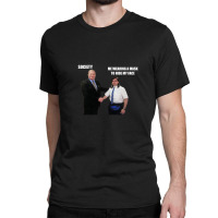 The Office Handshake Meme (pandemic Edition) .png Classic T-shirt | Artistshot