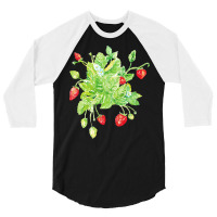 Strawberry Kitchen Decor T  Shirt Strawberry Kitchen Decor 3/4 Sleeve Shirt | Artistshot